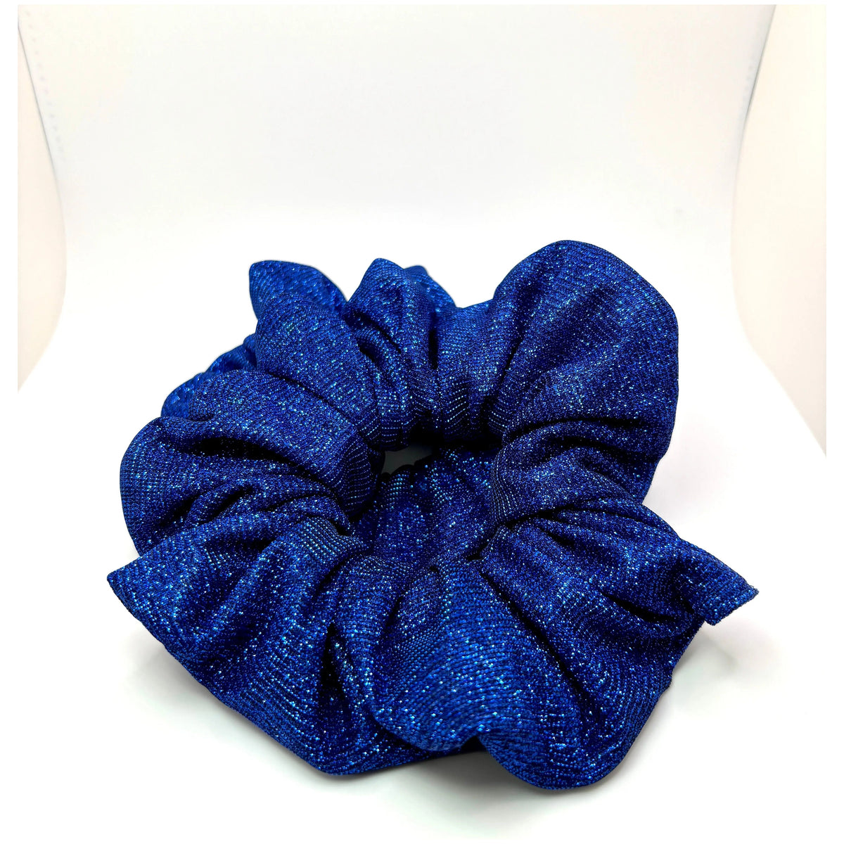Royal Blue Sparkle Scrunchie