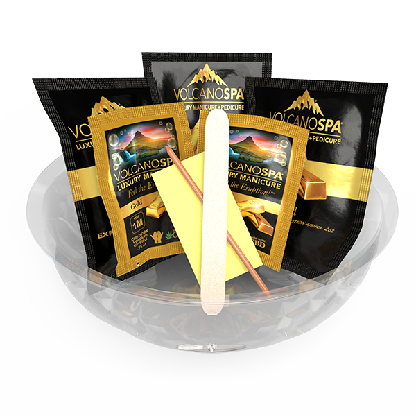 VOLCANO SPA LUXURY MANICURE IN A BOWL | GOLD