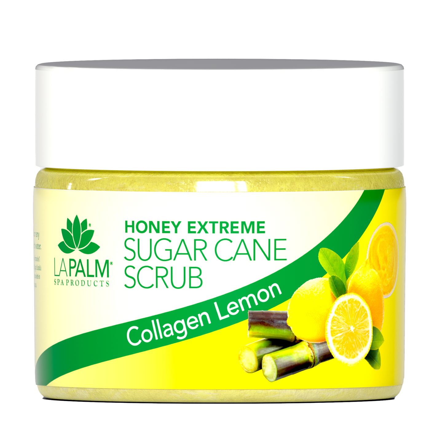 HONEY EXTREME SUGAR CANE SCRUB - COLLAGEN LEMON | 12 OZ.