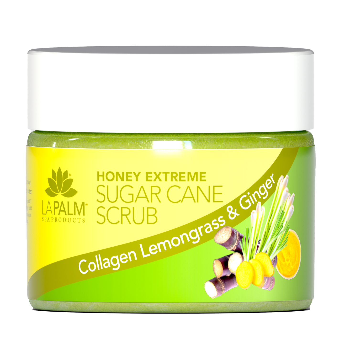 HONEY EXTREME SUGAR CANE SCRUB - COLLAGEN LEMONGRASS & GINGER | 12 OZ.
