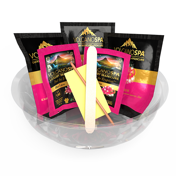 VOLCANO SPA LUXURY MANICURE IN A BOWL | HOT LAVA