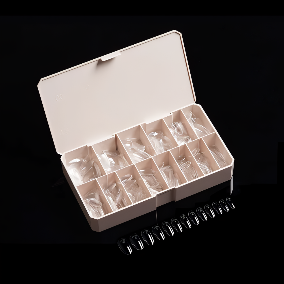 PRO-X SOFT GEL NAIL TIPS 23 - MEDIUM NATURAL ROUND