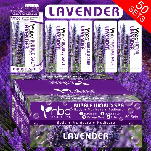 NBC 4-IN-1 BUBBLE WORLD SPA - LAVENDER