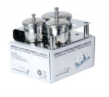 3-Piece Stainless Steel Powder Liquid Set