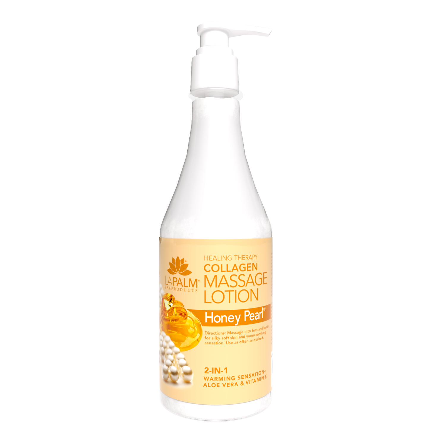 LAPALM COLLAGEN MASSAGE LOTION 8OZ.
