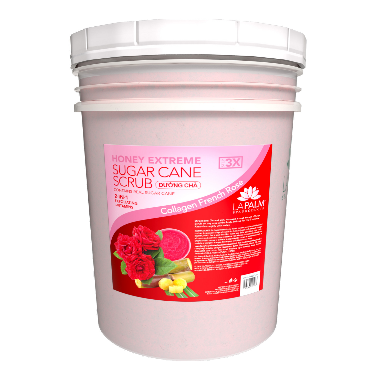 LAPALM HONEY EXTREME SUGAR CANE SCRUB (5gallons/bucket)