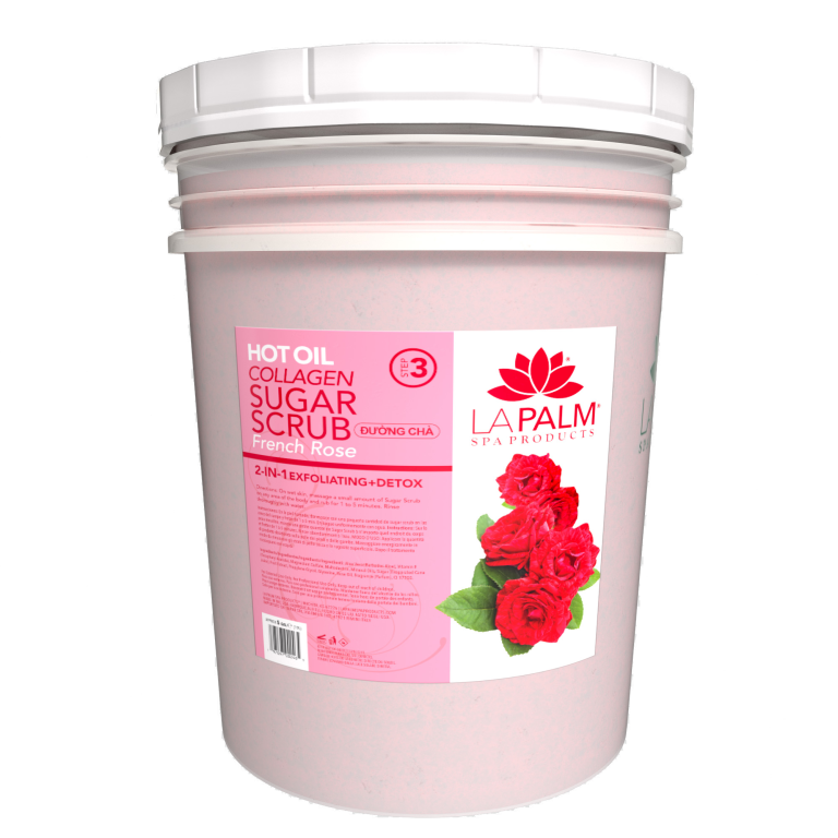 LAPALM HOT OIL COLLAGEN SUGAR SCRUB (5gallons/bucket)