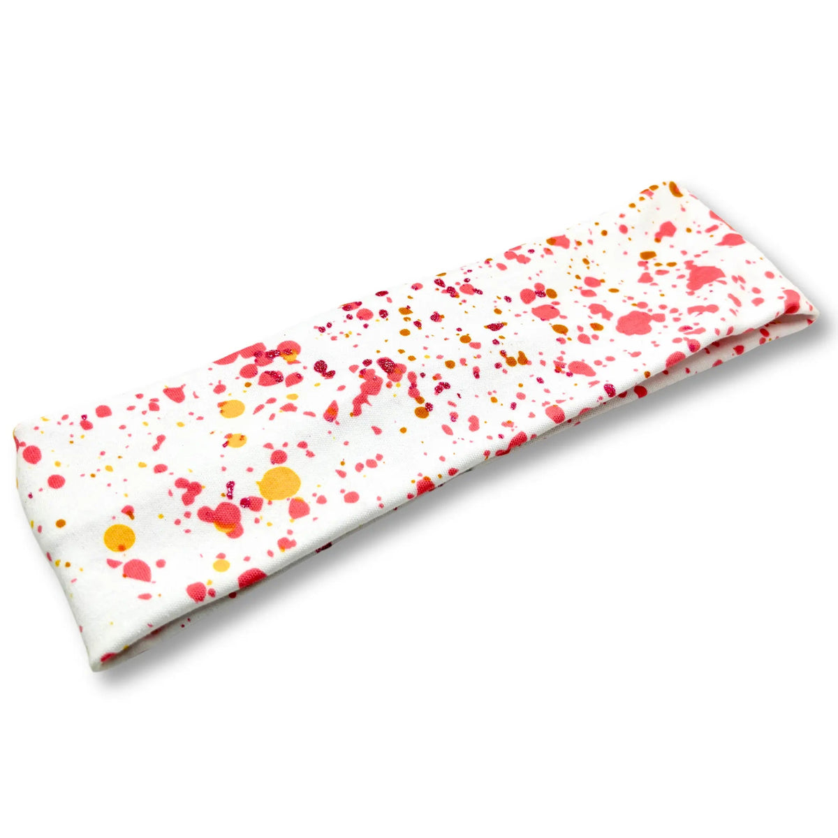 Splatter Paint White Headband