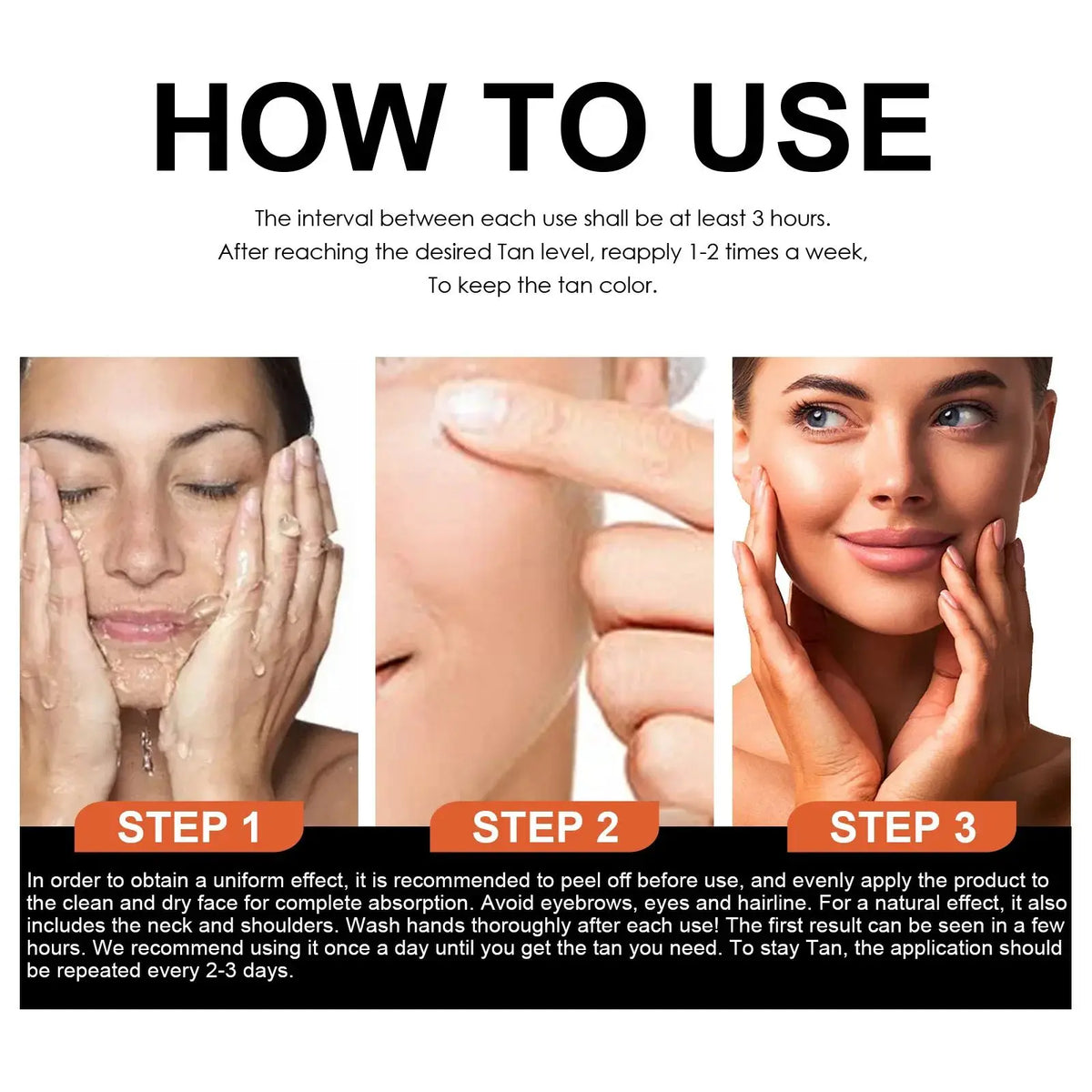 EELHOE Tanning Cream Face Body Long Lasting Bronzer Skin Tanner Suntan Protect Radiation Nourishing Natural Self-Tanning Lotion