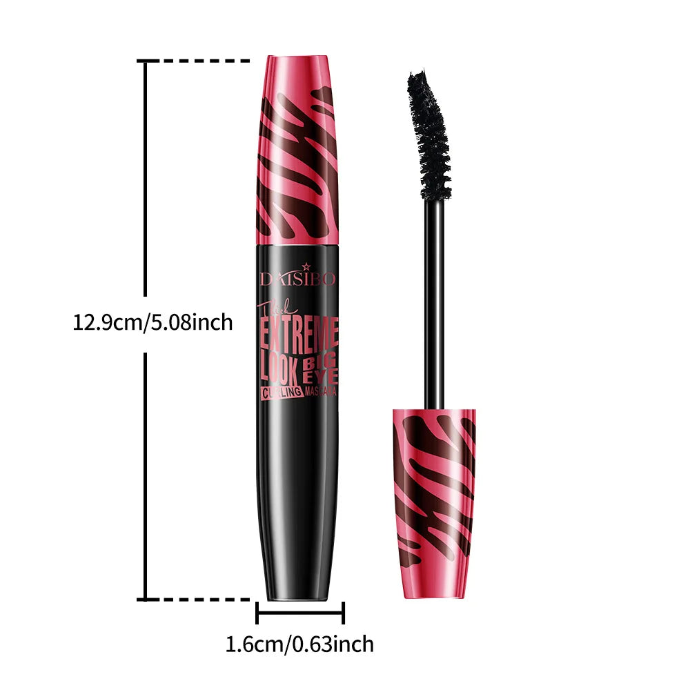4D Silk Fiber Mascara - Waterproof Black Lengthening 10ml