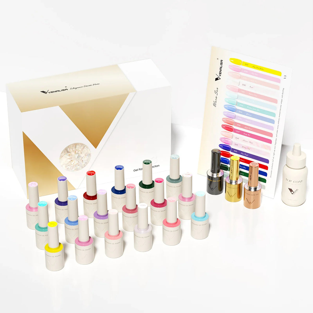 VENALISA VIP Kit 10ml Nail Gel Polish HEMA TPO FREE Gorgeous Colors Gel Pigment Professional Nail Art Long-lasting Gel Varnish