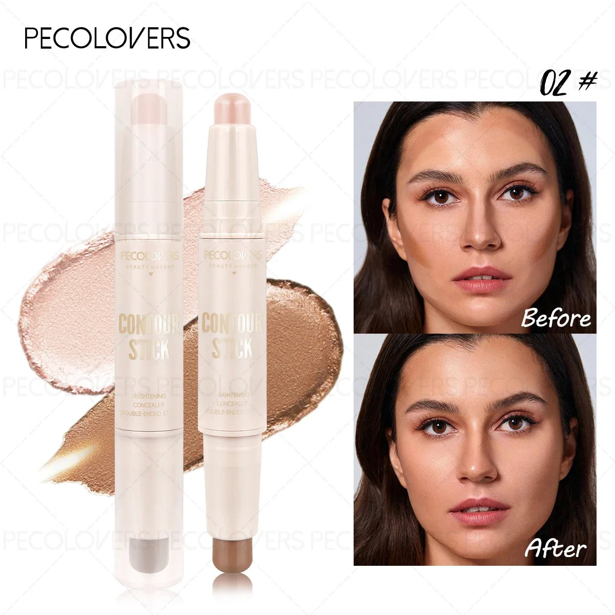 1PC Highlight and Contour Stick, Facial Highlighting, Shaping The Facial Contour, Three-dimensional, Essential Daily Makeup Tool