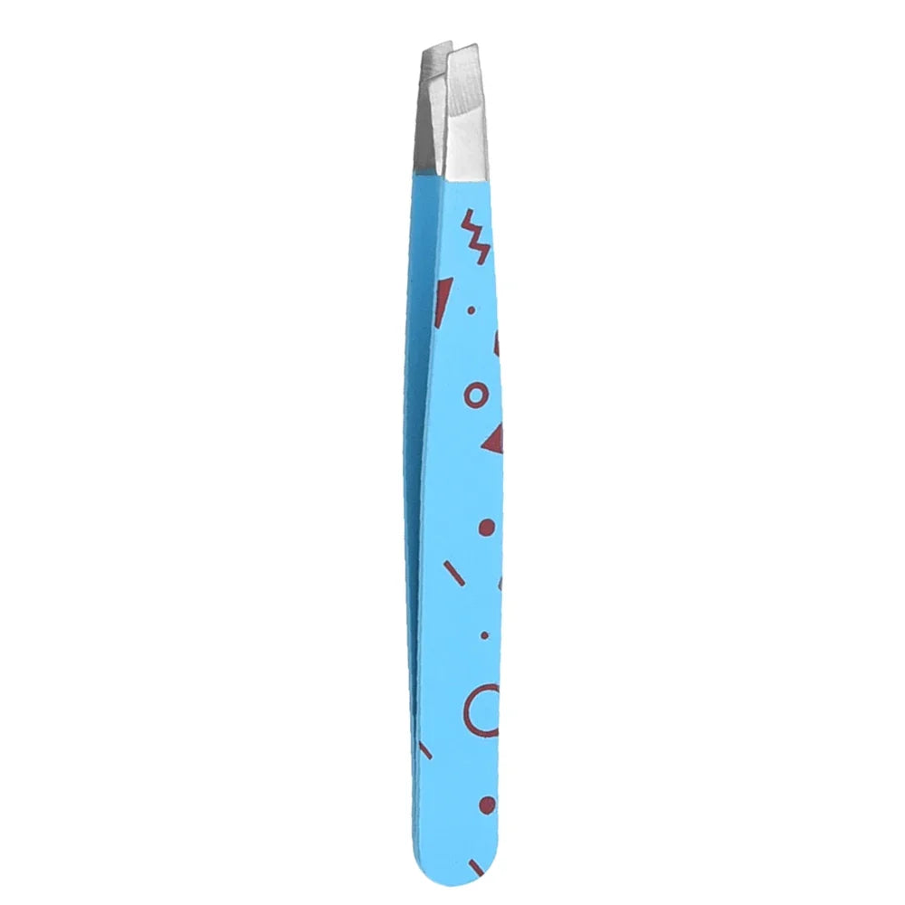 Colorful Eyebrow Tweezers Professional Stainless Steel Tweezers For Men and Women Beauty Clips Facial Hair Removal Makeup Tools