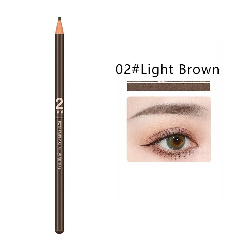 1PC Eyebrow Pencil Tattoo Waterproof Eye Brow Pencil Tint Makeup Cosmetics 6 Colors Microblading Long Lasting Eyebrow Pen