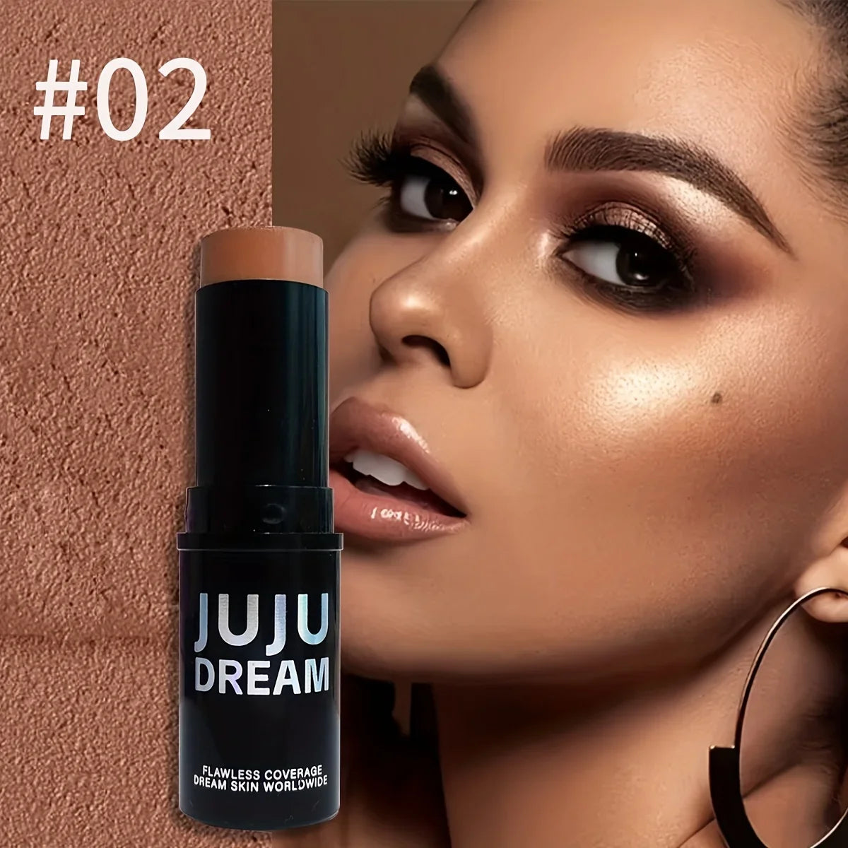 Contour & Concealer Stick - Creamy Waterproof Face Bronzer & Highlighter, Non-Greasy Long-Lasting Buildable Coverage