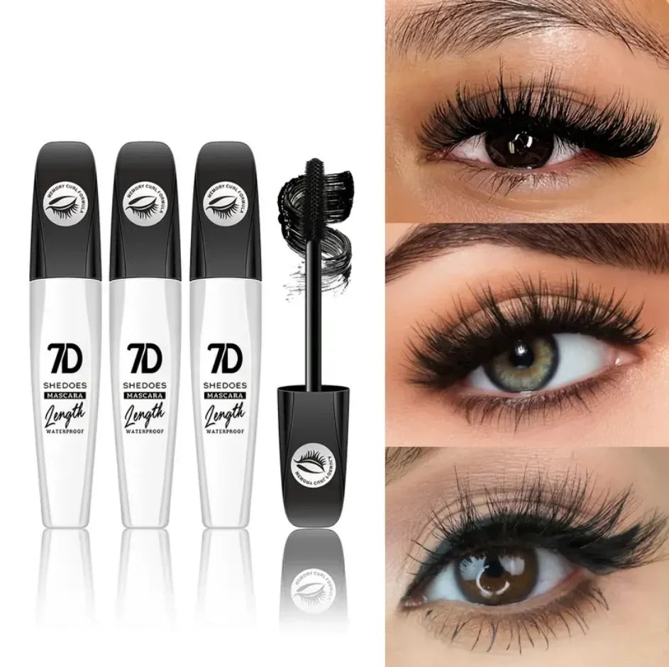 7D Fiber Mascara - Waterproof Lengthening & Thickening Black