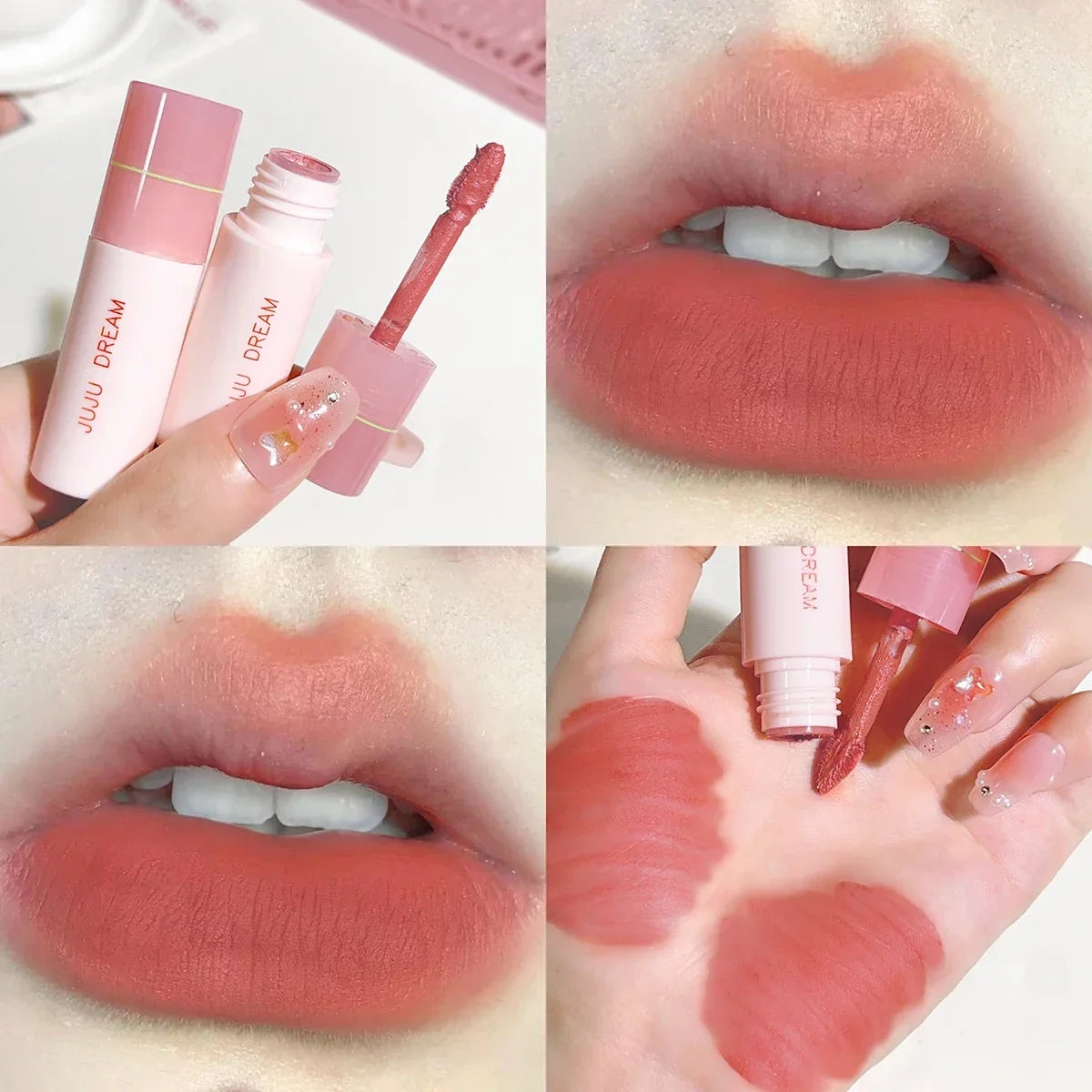 JUJU Dream Small milk tube lip gloss, airy white, matte lifting, lipstick, velvet, matte lip gloss, lip gloss