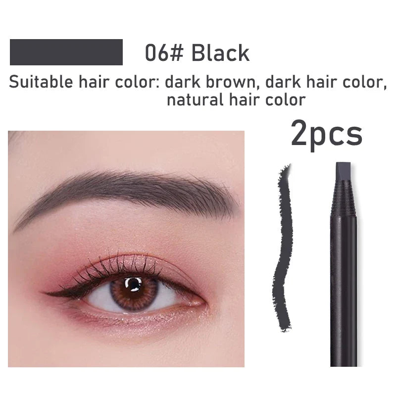 1pcs Long-lasting Waterproof Eyebrow Pencil Off with Brush Microblading Permanent Makeup Tools Pull Cord Peel-off Brow Pencil