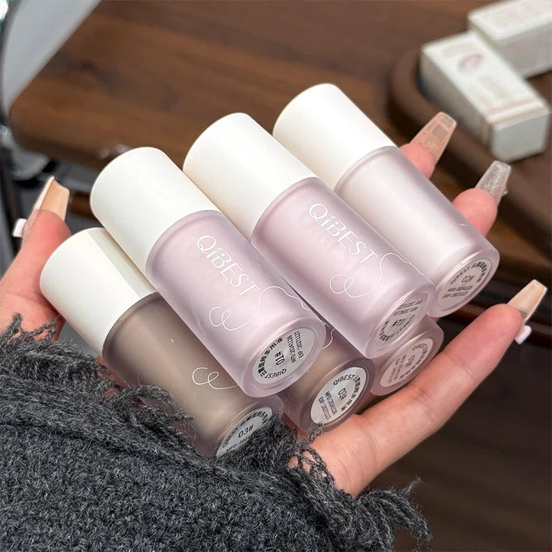 QIBEST Liquid Contour Highlighter Multi-purpose Blush Cream Matte Face Blusher Cheek Tint Bronze Contouring Makeup For Women