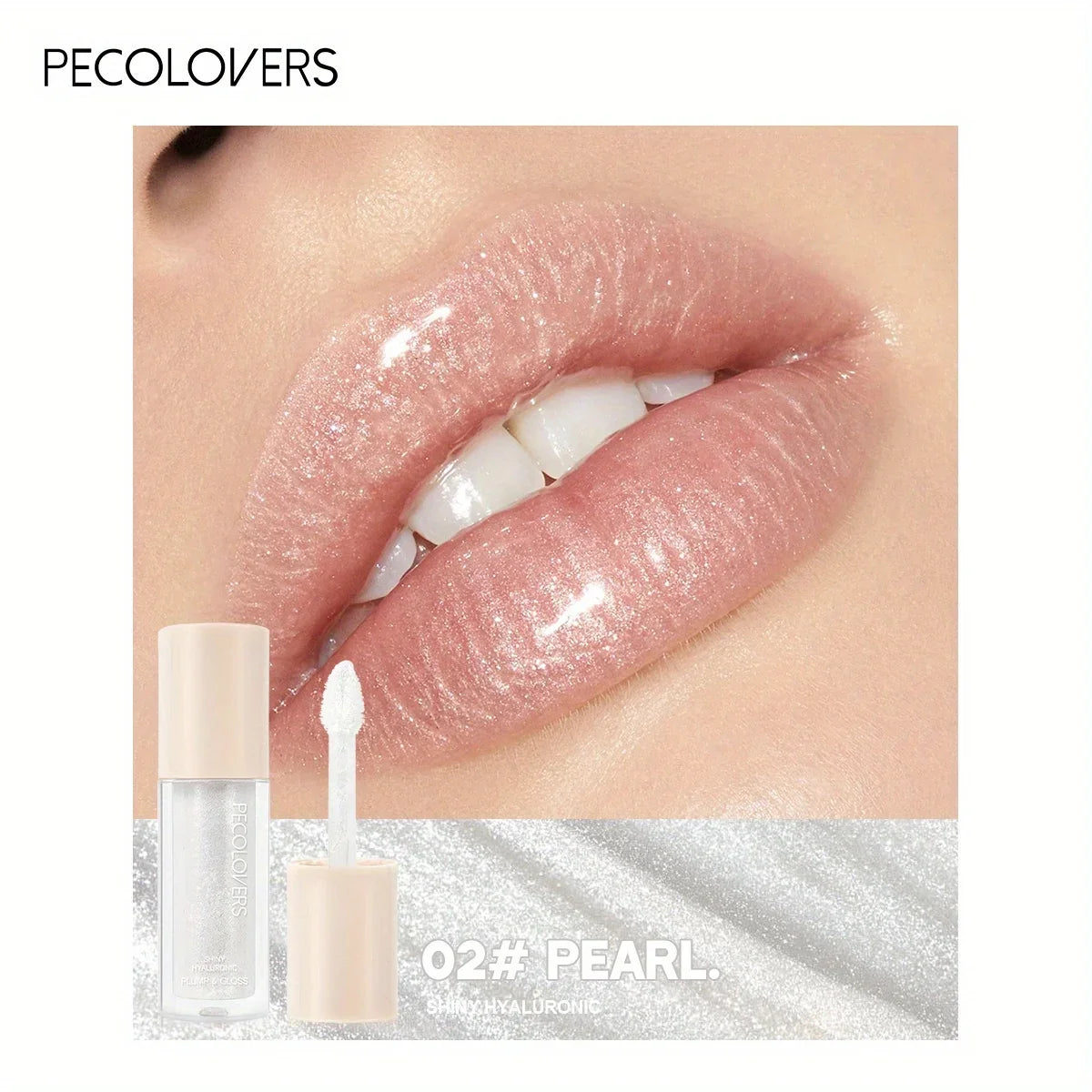Mirror Waterproof Lip Gloss, Moisturizing Glitter Liquid Lipstick Makeup Long-Lasting Shine in Coral, Pink, and Skin Tones