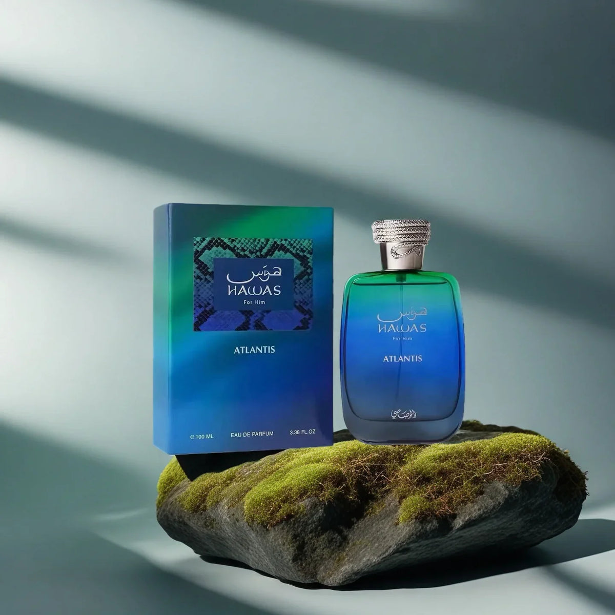 Rasasi Hawas Atlantis EDP Unisex Fragrance 100ml (3.4oz) - Long Lasting Middle East Perfume for Men And Women
