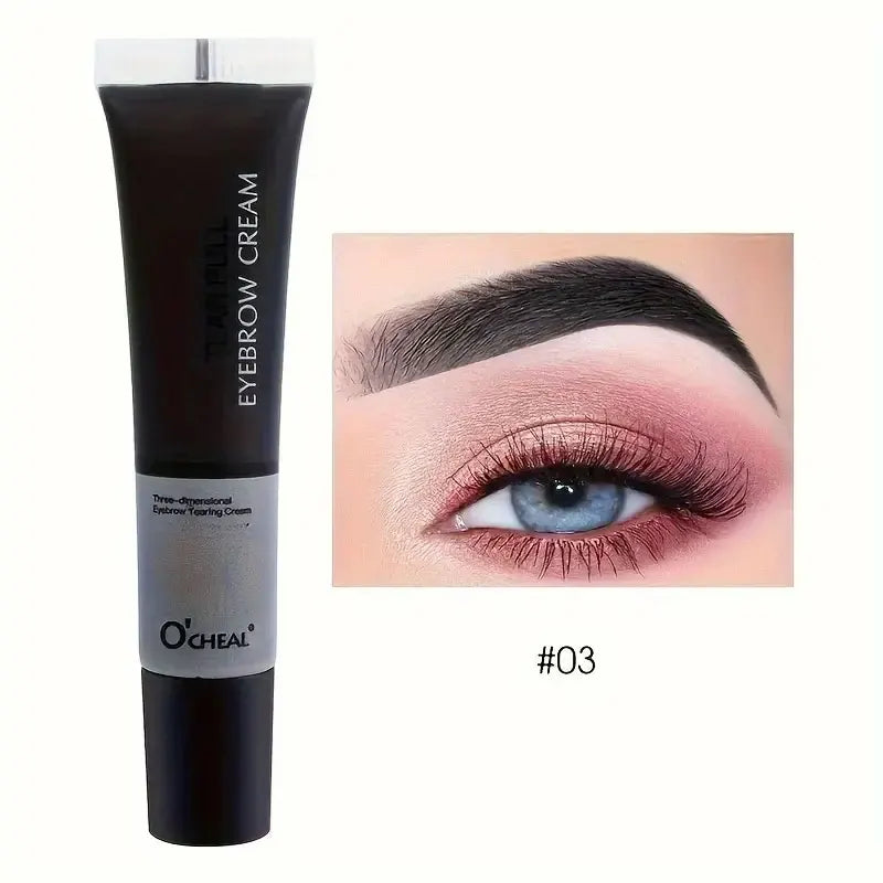 Long-lasting Waterproof Eyebrow Gel Cream - Semi-permanent Tint
