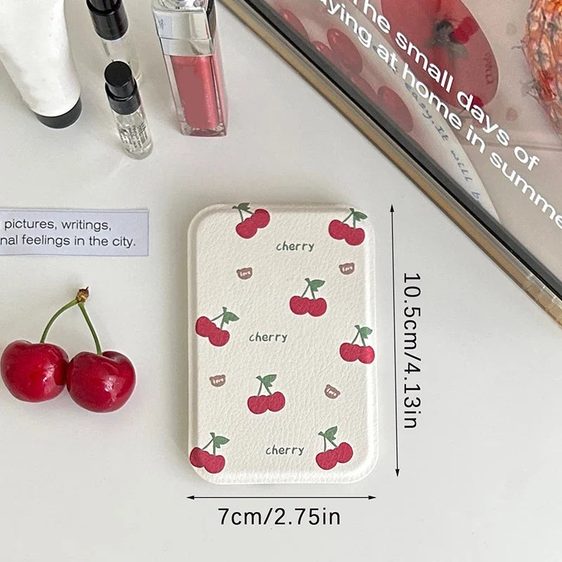 Desktop Small Folding Cosmetic Mirrors High Definition Women Vanity Tools Portable Mini Makeup Pocket Mirror Adjustable Angle