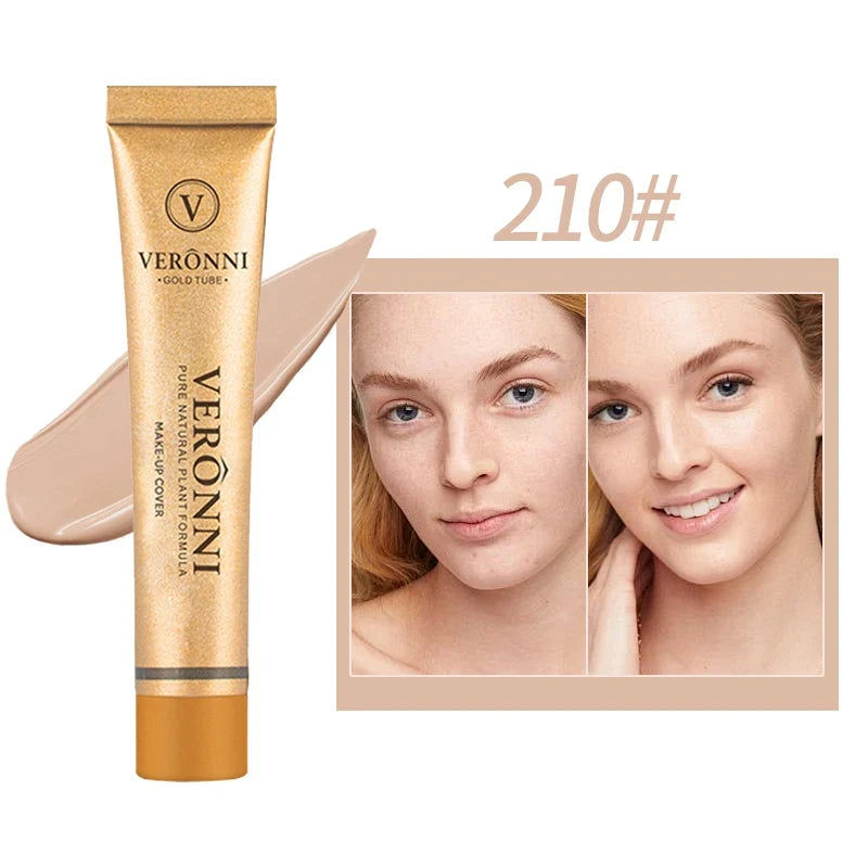 Long-lasting waterproof and sweatproof concealer with natural nude Maquiagem Liquid Concealer Beauty Face Cosmetics Makeup Base