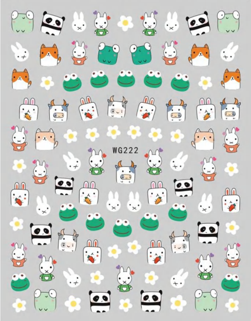 NAIL ART STICKER - 222