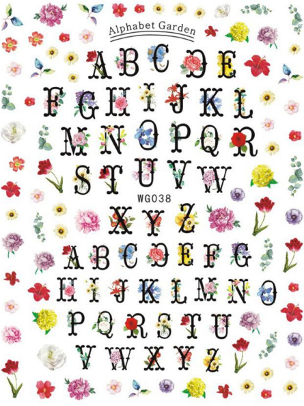 NAIL ART STICKER - 038