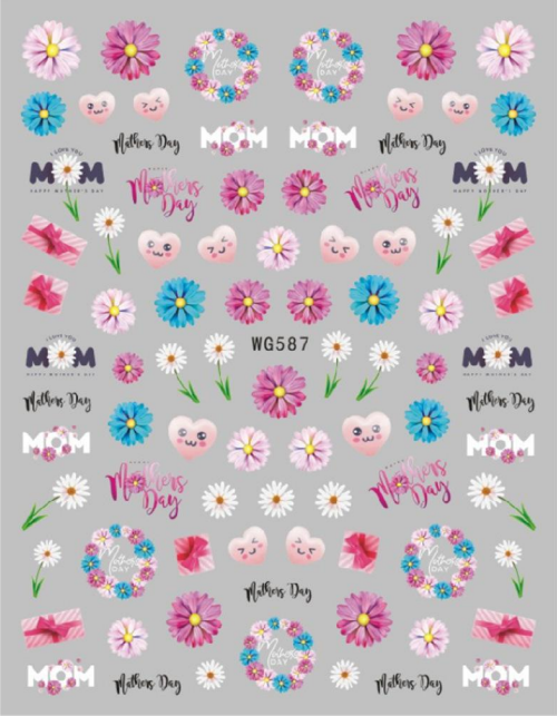 NAIL ART STICKER - 587