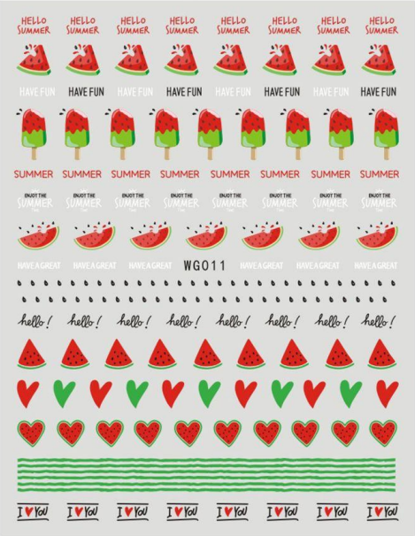 NAIL ART STICKER - 011