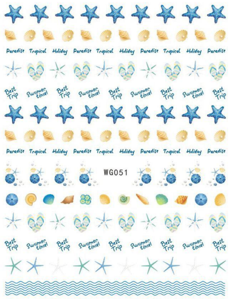 NAIL ART STICKER - 051