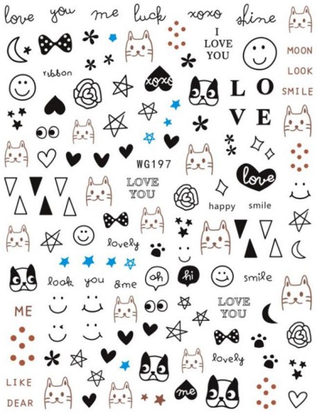 NAIL ART STICKER - 197