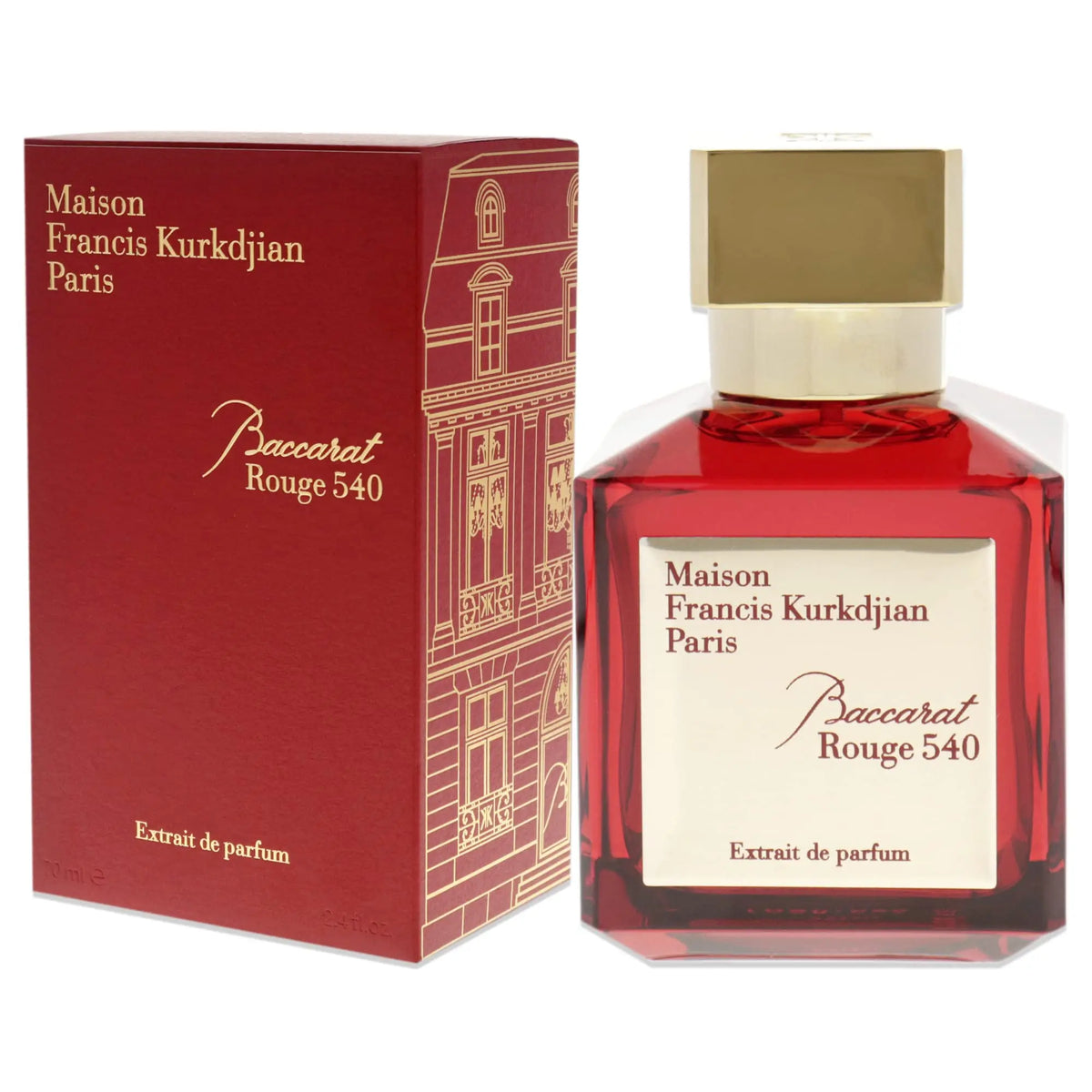 Maison Francis Kurkdjian Baccarat Rouge 540 Pure Perfume 70ML Cologne Long-lasting Fragrance Natural Perfume Persistence Arabic