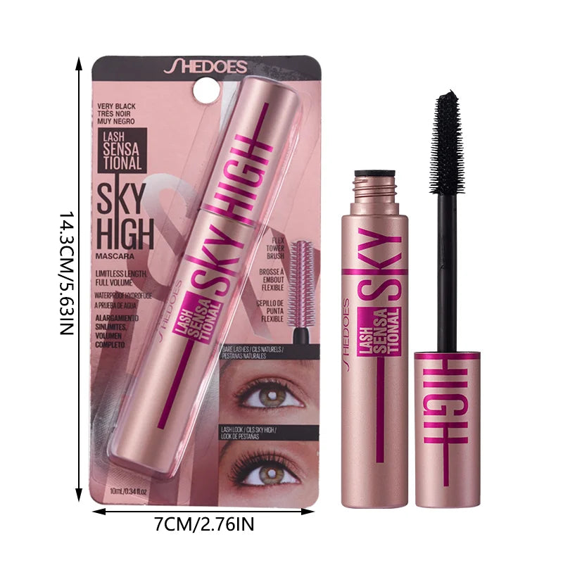 4D Waterproof Mascara - Black Lengthening & Thickening
