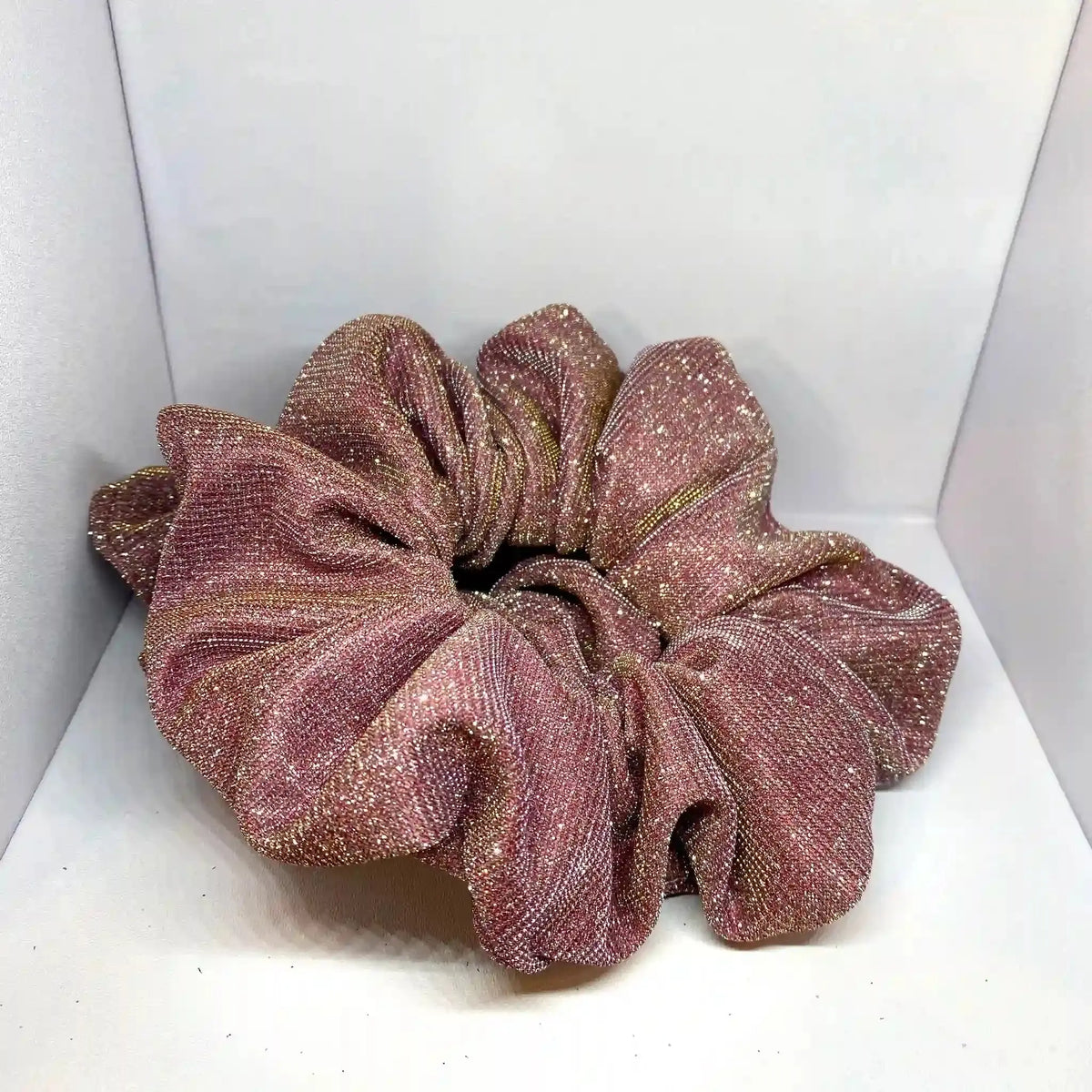 Red Sparkle Scrunchie