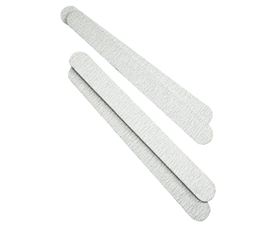 RED NAIL 7" MEDIUM NAIL FILE - ZEBRA 100/100