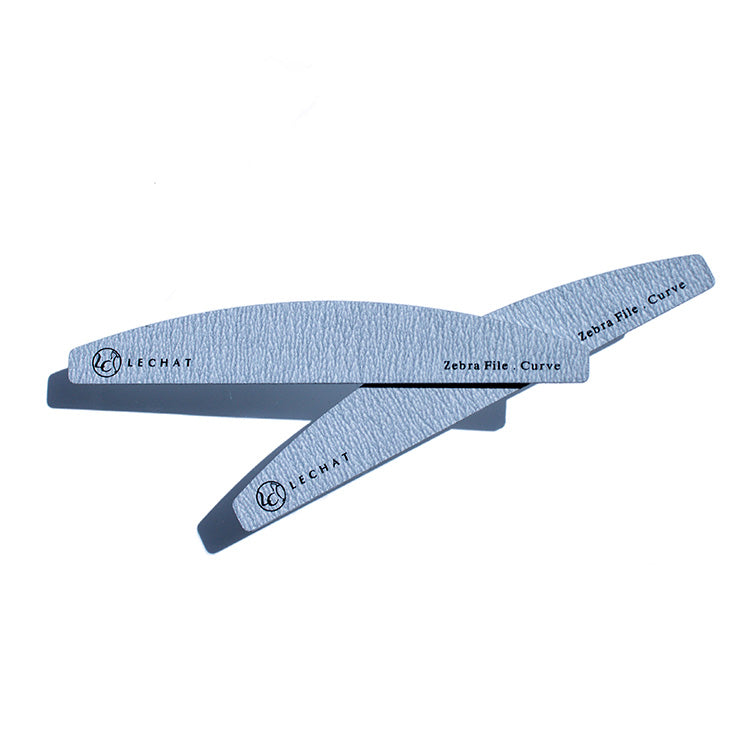 LECHAT CURVE JUMBO NAIL FILE - ZEBRA 80/80 (40PCS/PACK)