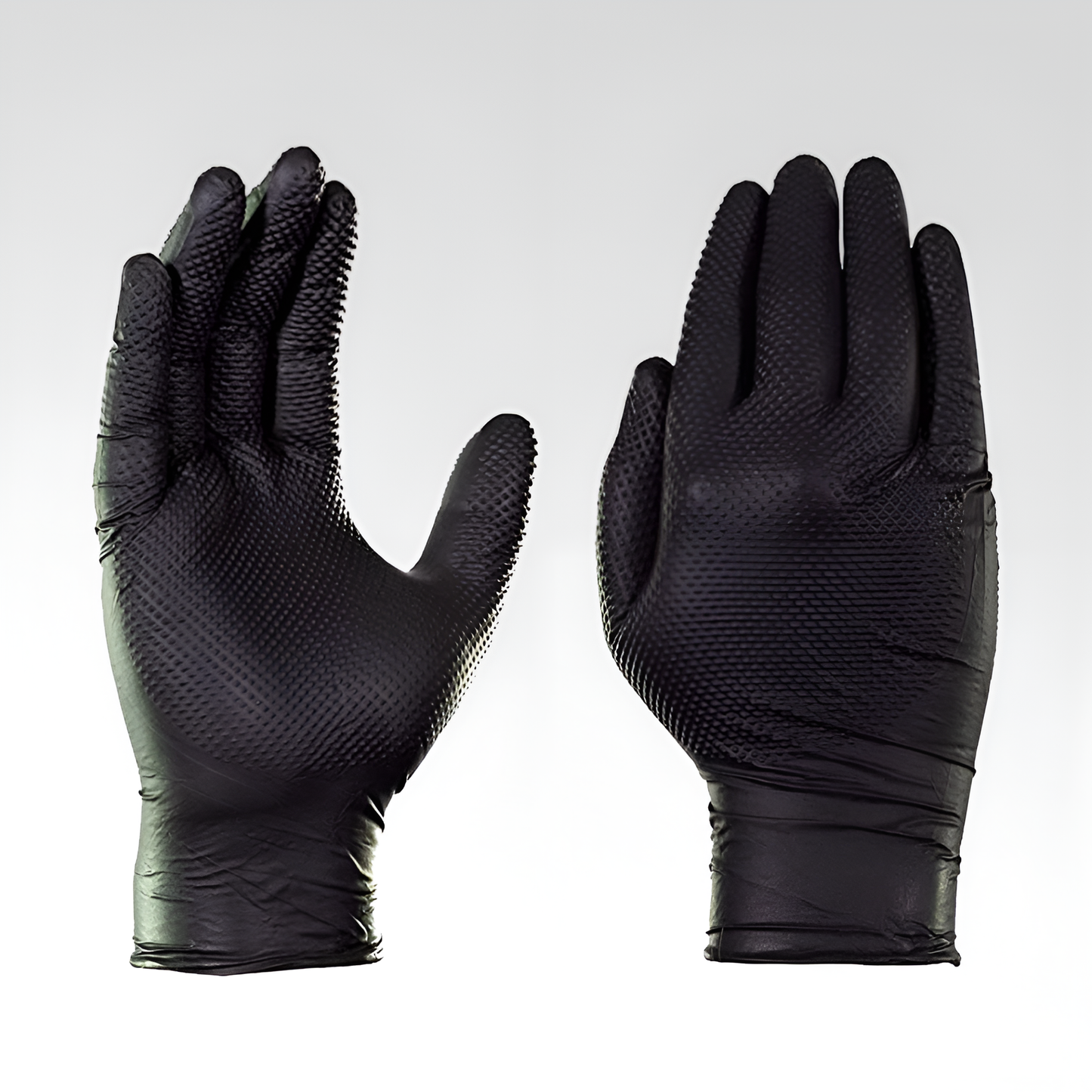 BLACK BEYOND SAFE 6.0 MIL NITRILE GLOVES - MEDIUM