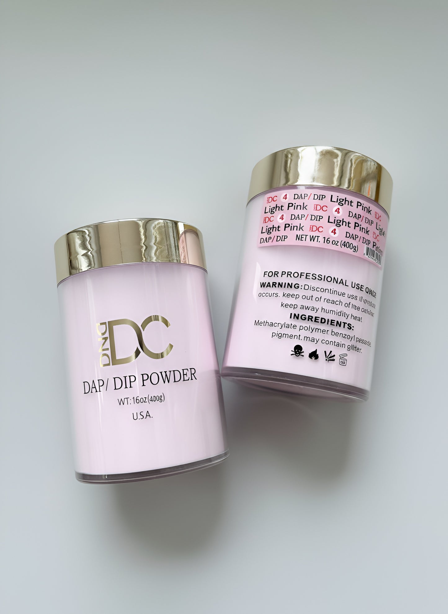 DC DAP DIP POWDER 16OZ. - LIGHT PINK 4