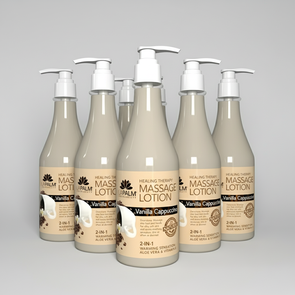 LAPALM COLLAGEN MASSAGE LOTION 8OZ. - VANILLA CAPPUCCINO