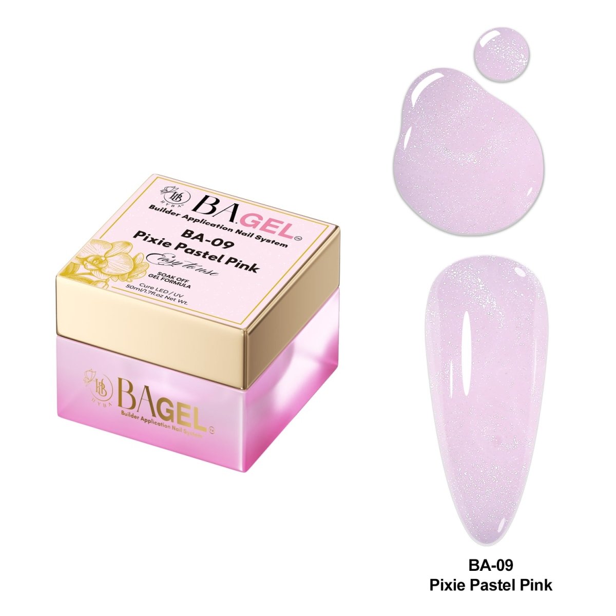 #BA-09 Pixie Pastel Pink - BA.GEL® Builder Gel System