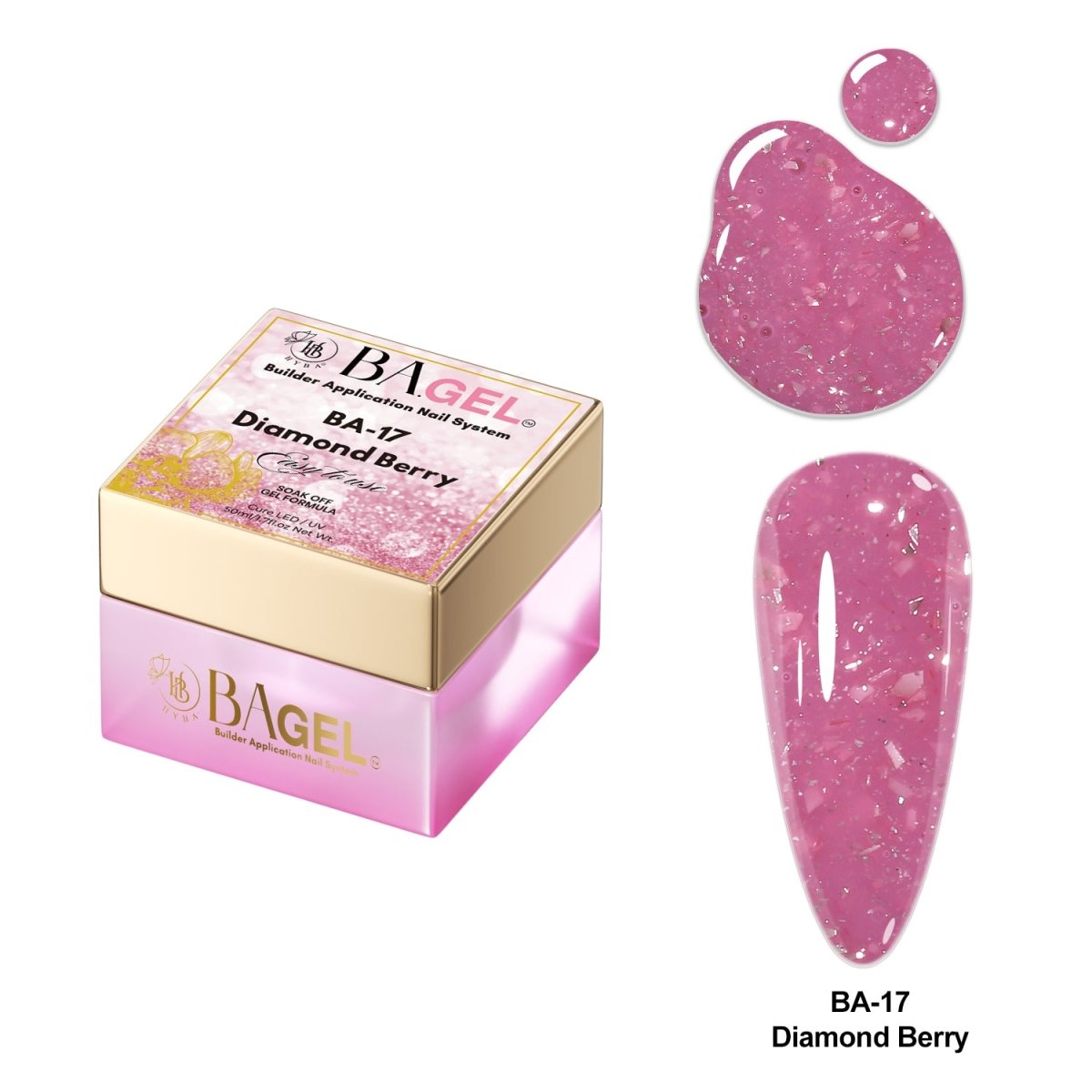 #BA-17 Diamond Berry - BA.GEL® Builder Gel System