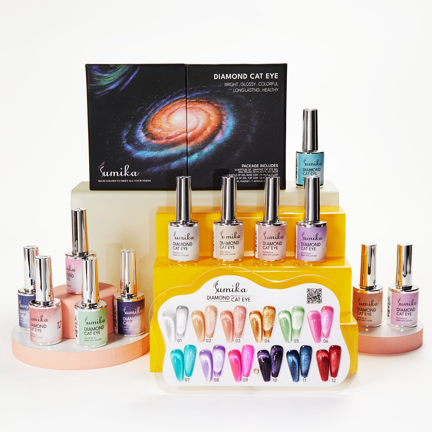 SUMIKA DIAMOND CATEYE COLLECTION - 12 COLORS