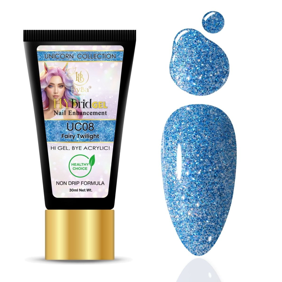 Hybrid Gel Professional Nail Polish - HyGEL® 30ml / #UC08 Fairy Twilight