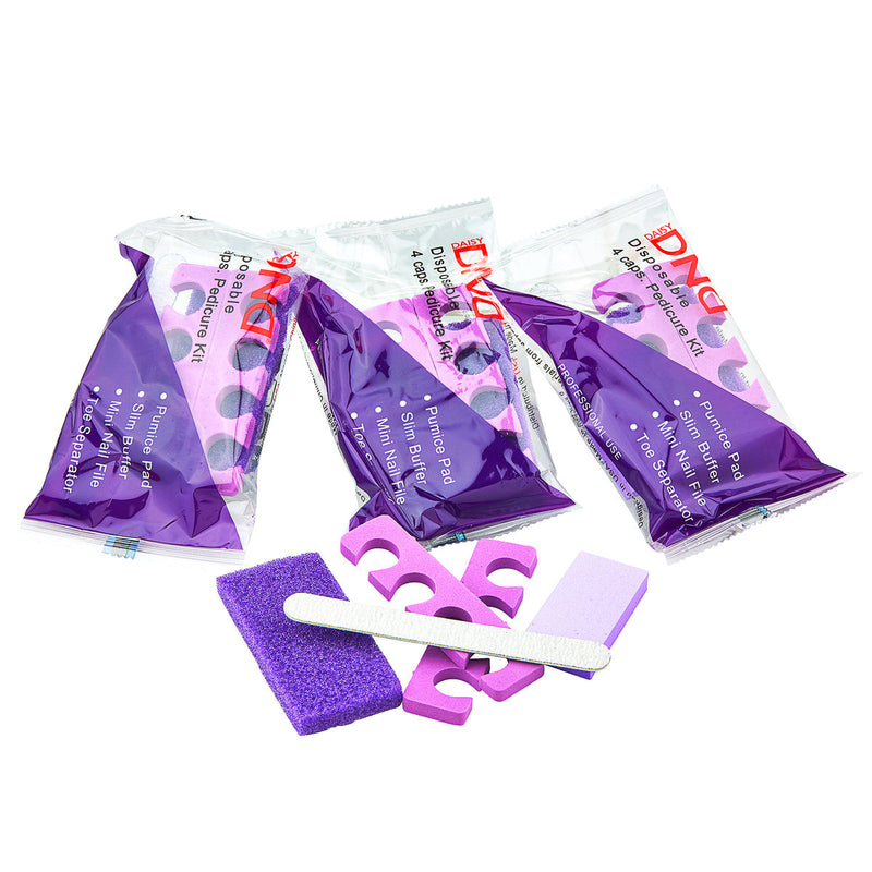 DND PURPLE PEDICURE KIT (200PCS/CASE)