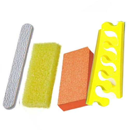 DND YELLOW PEDICURE KIT (200PCS/CASE)