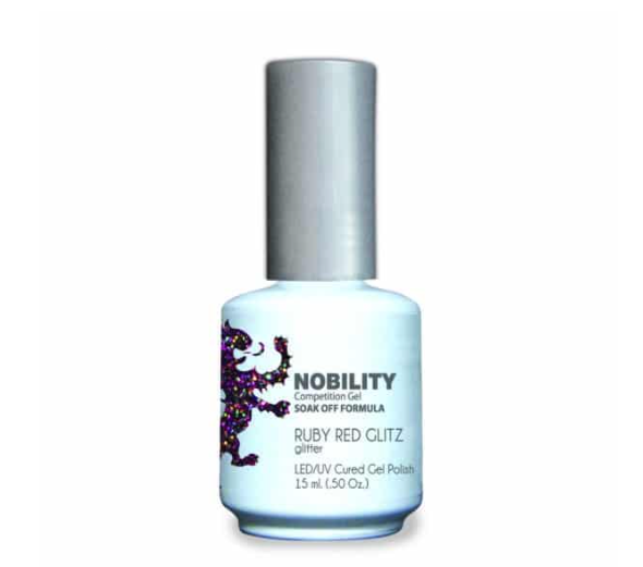 NOBILITY Ruby Red Glitz SKU #NBCS069