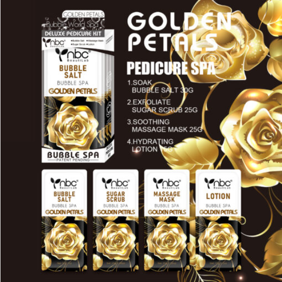 NBC 4-IN-1 BUBBLE WORLD SPA - GOLDEN PETALS